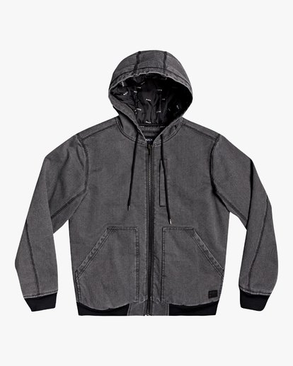 Hooded Canvas - Bomber Jacket for Men  U1JKRKRVF0