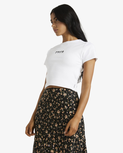 Lynes RVCA - Short Sleeves Cropped T-shirt for Women  UVJKT00211