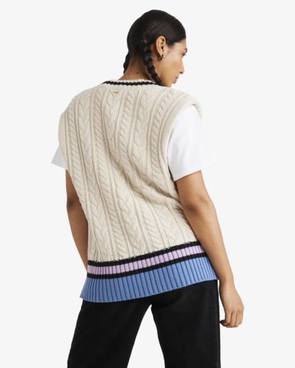 Weekend Cable Knit - Sweater Vest for Women  UVJSW00120