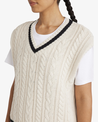 Weekend Cable Knit - Sweater Vest for Women  UVJSW00120