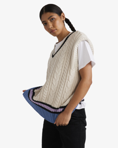 Weekend Cable Knit - Sweater Vest for Women  UVJSW00120