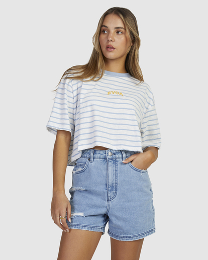 Stripes Half Rummage - T-Shirt for Women  UVJZT00159