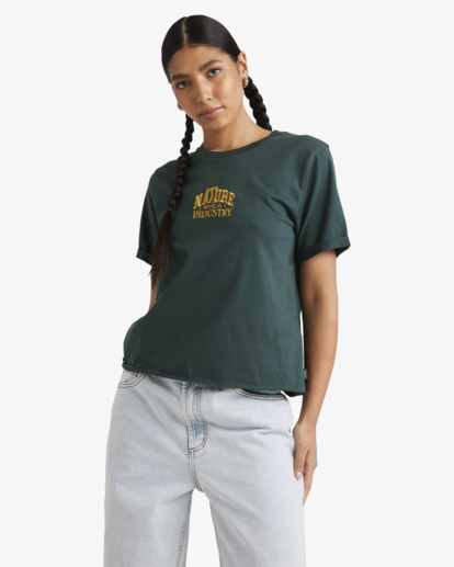 Trophy Cuffed - Short Sleeves T-Shirt for Women  UVJZT00282