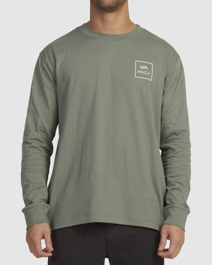 rvca, VA All The Ways - T-shirt manches longues pour Homme, JADE (gnb0) VA All The Ways - Long Sleeve T-Shirt for Men  UVYZT00113