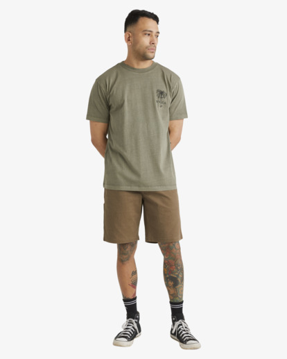 Pommier Palms - Short Sleeves T-shirt for Men  UVYZT00748