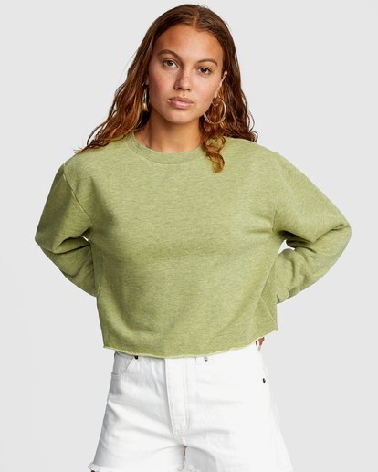 Kingston - Cropped Sweatshirt for Women  W3FLRBRVP1