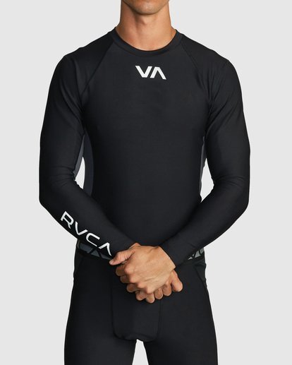 VA Sport Compression Camiseta de compresion de manga larga para Hombre RVCA