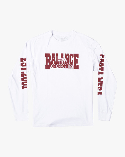 VA Sport RVCA Balance Block - Long Sleeve T-Shirt for Men  X4LSMBRVS1