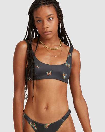 Melissa Grisancich Flutter Bralette - Bikini Top for Women  Z3STRWRVF1