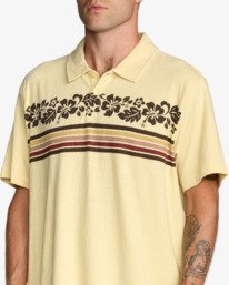 4 Cutback - Polo pour Homme Jaune 23A011602 RVCA