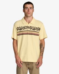 2 Cutback - Polo pour Homme Jaune 23A011602 RVCA