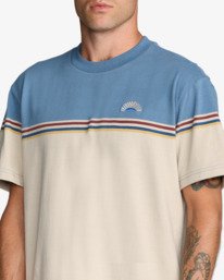 4 Pismo Stripe - T-Shirt &agrave; manches courtes pour Homme Vert 23A012500 RVCA