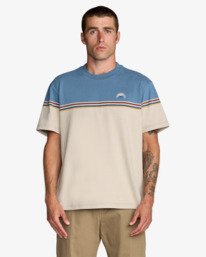 2 Pismo Stripe - T-Shirt &agrave; manches courtes pour Homme Vert 23A012500 RVCA