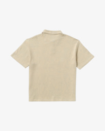 1 Leaf Lines - Short Sleeve Polo Shirt for Men Blue 23A012501 RVCA