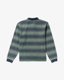 0 KSL - Polo de manga comprida para homem Verde 23A033504 RVCA