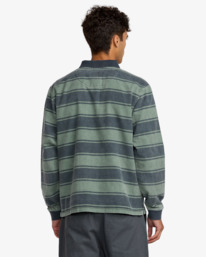2 KSL - Polo de manga comprida para homem Verde 23A033504 RVCA
