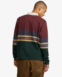 3 Harbor - Polo de manga larga para hombre Multi 23A033505 RVCA