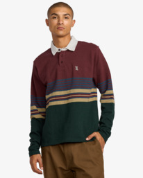 2 Harbor - Polo de manga larga para hombre Multi 23A033505 RVCA