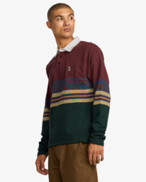 4 Harbor - Polo de manga larga para hombre Multi 23A033505 RVCA