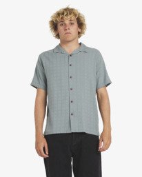 2 Vacancy - Short Sleeves Shirt for Men Grey 23A041503 RVCA