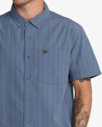 2 Dayshift Workwear Stripe Bleu 23A042606 RVCA