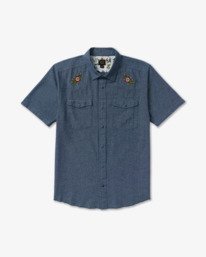 0 Rosa Chambray Azul 23A042610 RVCA