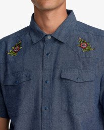 4 Rosa Chambray Azul 23A042610 RVCA