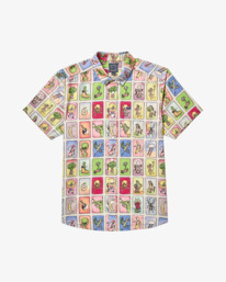 0 Ksl Tarjeta - Camicia a maniche corte da Uomo Gray 23A043519 RVCA