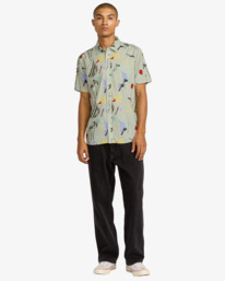 5 Craft - Short Sleeve Shirt for Men Green 23A043522 RVCA