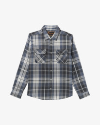 0 Dayshift Flannel - Camisa de manga comprida para homem Preto 23A053501 RVCA