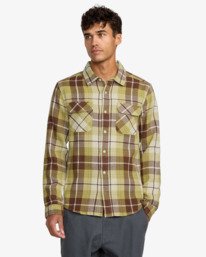 2 Dayshift Flannel - Long Sleeve Shirt for Men Multi 23A053501 RVCA