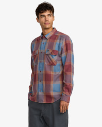 4 Thatll Work Flannel - Long Sleeve Shirt for Men Multi 23A053502 RVCA