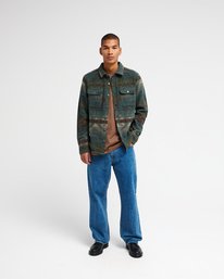 5 Dayshift Blanket Flannel Gr&ouml;n 23A053505 RVCA