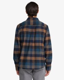 1 Dayshift Blanket Flannel Brown 23A053505 RVCA