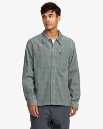 2 Adams - Overshirt for Men Grey 23A053510 RVCA