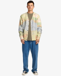 3 Ed Archive - Cardigan for Men Grey 23A073500 RVCA