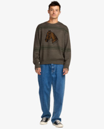 4 KSL - Pull pour Homme Multi 23A073501 RVCA