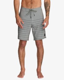 0 Steady Stripe - Boardshort da Uomo Green 23A081603 RVCA