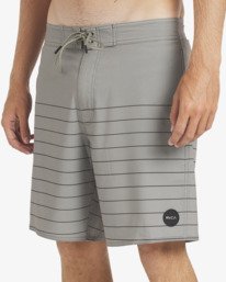 4 Steady Stripe - Boardshort da Uomo Green 23A081603 RVCA