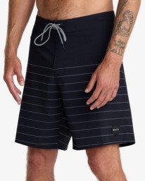 5 Steady Stripe - Boardshorts/Cal&ccedil;&otilde;es de banho para Homem Preto 23A081603 RVCA