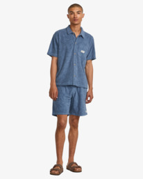 3 Palms Down Exotica 17" Blue 23A101510 RVCA