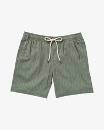 0 Sands 17" - Walkshort con vita elasticizzata da Uomo Green 23A101511 RVCA