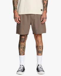 0 Sands 17" - Short de marche &agrave; taille &eacute;lastique pour Homme Multi 23A101511 RVCA