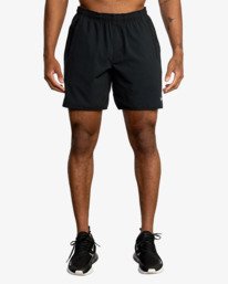 2 Yogger Stretch 17" - Short taille élastique pour Homme Noir 23A101550 RVCA