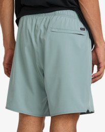 4 Yogger Stretch 17" - Short taille élastique pour Homme Bleu 23A101550 RVCA