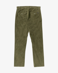 4 Weekend Cord - Chinos for Men Green 23A113501 RVCA