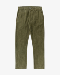 3 Weekend Cord - Chinos for Men Green 23A113501 RVCA