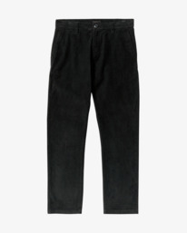 3 Weekend Cord - Chinos for Men Black 23A113501 RVCA