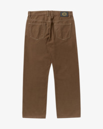 5 Dayshift 5 Pocket - Calças de lona para homem Preto 23A113502 RVCA