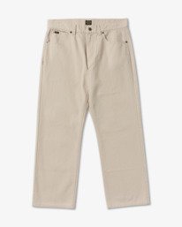 4 Dayshift 5 Pocket - Pantaloni in tela da Uomo Green 23A113502 RVCA